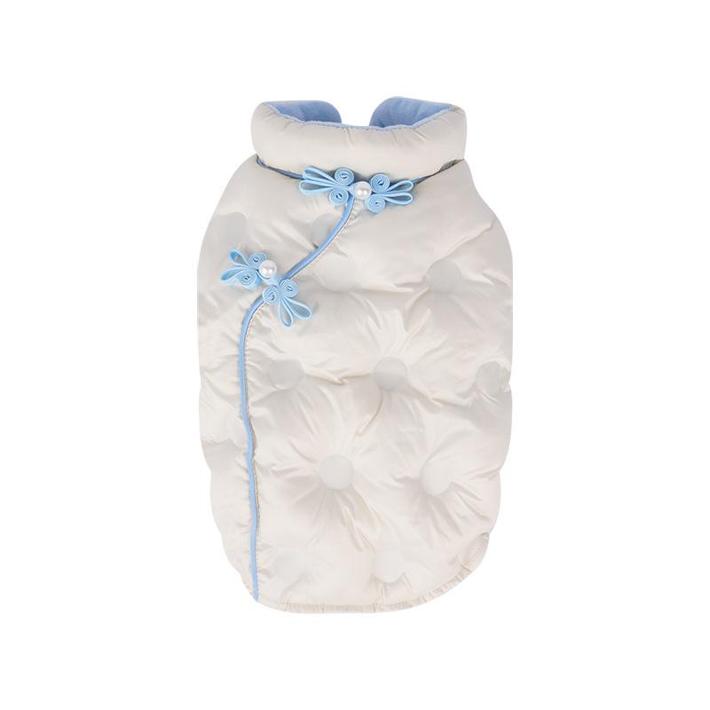 Wind dog cotton clothes vest autumn and winter warm New Year's clothing multi-color optional fashion pet sleeveless clothes