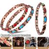 Red Bronze Color Copper Magnetic Therapy Bracelets 3500 Gauss Effective Magnet-Bangle  Women Men