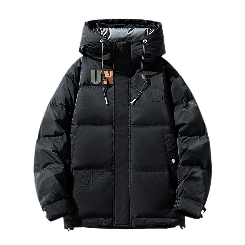 Зимняя утолщенная флисовая куртка на белом утином пуху для пары, модный универсальный топ