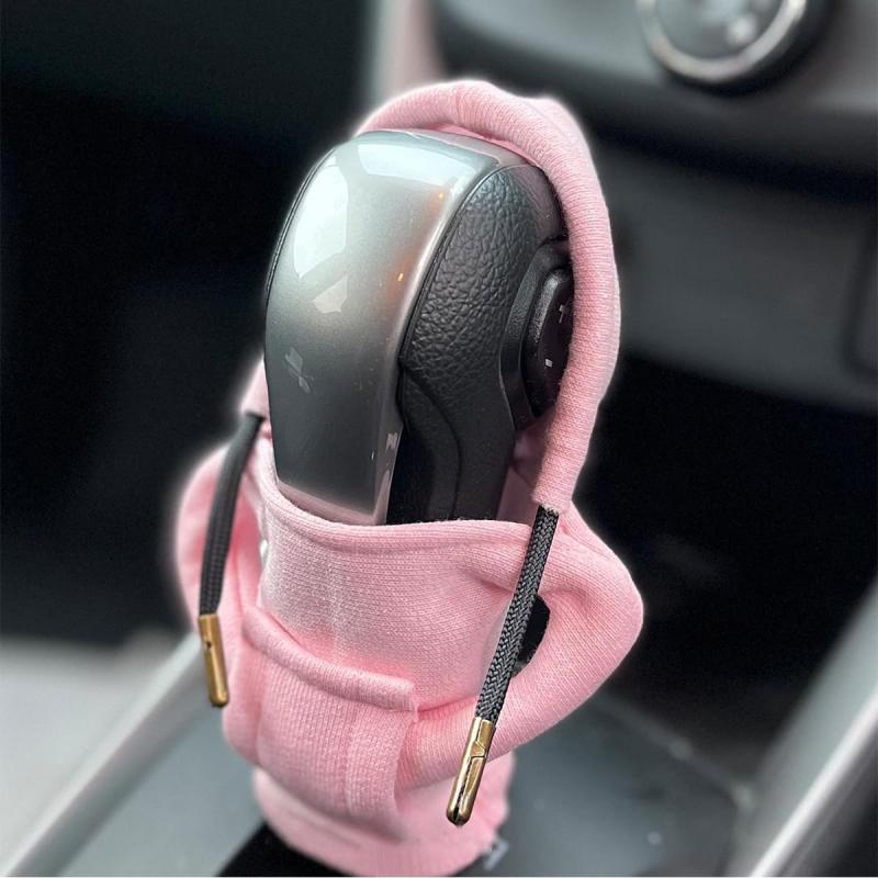 Крышка ручки переключения передач автомобиля, толстовка с капюшоном, толстовка с капюшоном, ручка переключения передач автомобиля, защитное украшение для салона автомобиля