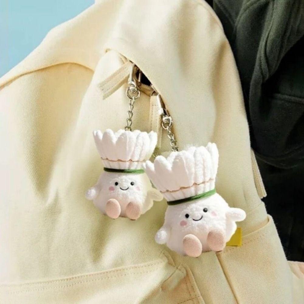 Creative Plush Doll Furry Bag Decor Pendant New Badminton Keychain  Friends Gifts