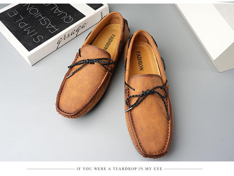 Мужские мокасины больших размеров с бархатной подкладкой: Теплая повседневная обувь для вождения на все времена года