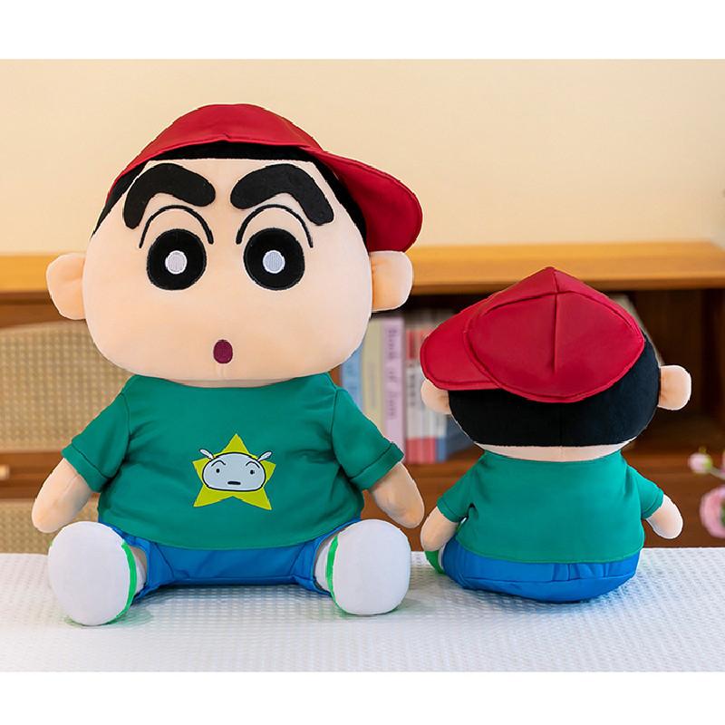 Adorable Crayon Shin Chan Plush Toy In Hoodie Design Soft And Cuddly Doll For Kids