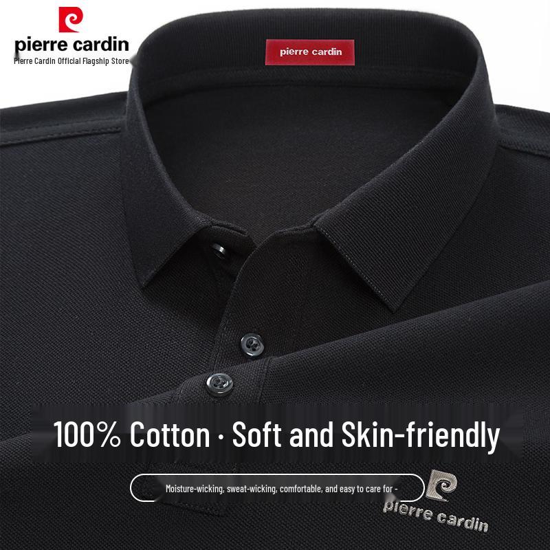 Pierre Cardin Мужская футболка-поло с коротким рукавом из 100% хлопка