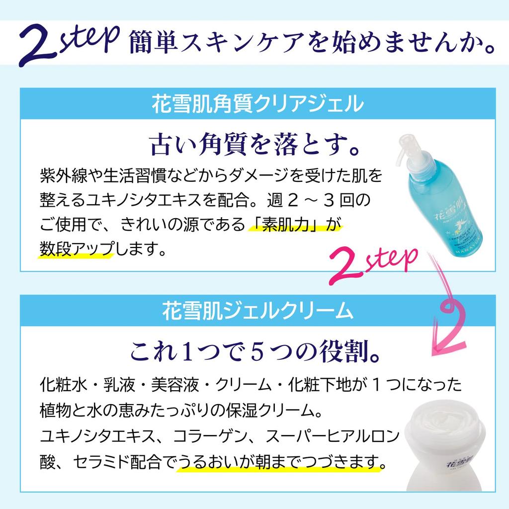 Hanayuki Gel Cream Гель 90г 5 функций в 1 Увлажняющий увлажняющий крем (Все в одном / / Квази-лекарство) (лосьон/эмульсия/средство по уходу за кожей/основа под макияж/сыворотка)