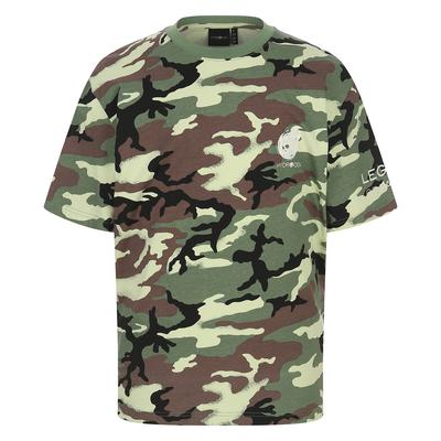 HYDROGEN Короткая футболка с камуфляжным узором Uni Camo