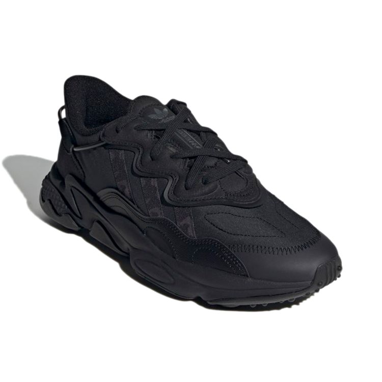 Adidas Черные камуфляжные кроссовки унисекс Ozweego Core-Black Grey-Four GX3295