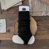 Сапоги Хлопок Балетный Стиль Носки-чехлы для шагания Утепленные Теплые Носки для наслоения Однотонные Носки для стройности ног