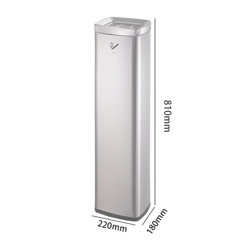GNF Stainless Steel Vertical Ashtray Bin