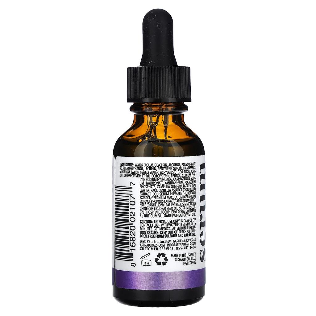 artnaturals Сыворотка с ретинолом, 1 жидкая унция (30 мл)