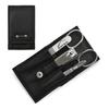 Hans Kniebes' Sonnenschein 4-piece Manicure Set In Nappa Leather Case, Made In Germany