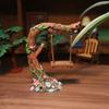Миниатюрная модель качелей DIY Микро Декоративные Аксессуары Украшение-Качели