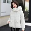 Women’s Short Hooded Windproof Thicken Warm Winter Jacket With Adjustable Hem