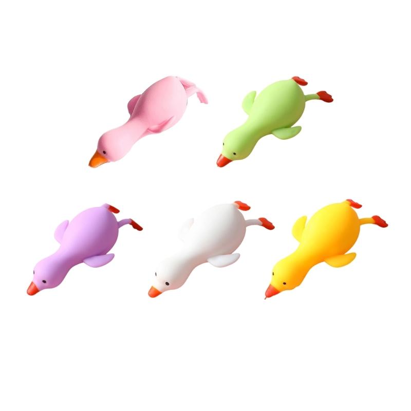 Adorable Duck Shaped Adorable Sensory Toy For Stress Anxiety Relief Safe Durable Silicone Material Kids Adults Gift