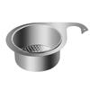 Stainless Steel Sink Strainer Drain Basket for Kitchen Organization Rustproof Dish Drying Rack Cooking Enthusiasts Tool