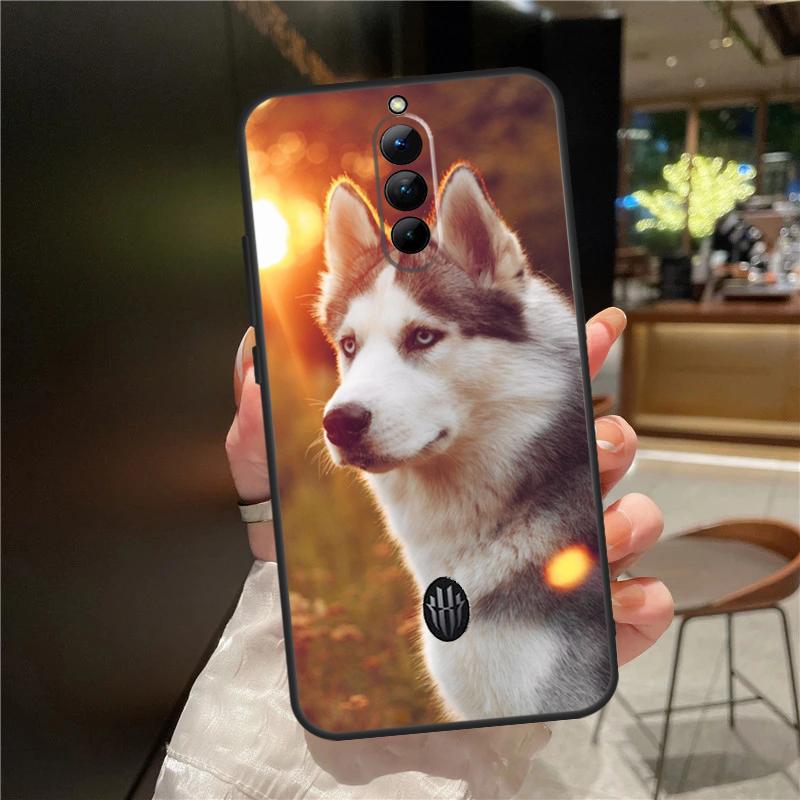 Animal Husky Puppy Case For Red Magic 9 8S 8 Pro Plus Cover For ZTE Nubia Red Magic 6S 7S 6 7 Pro 6R 5S 5G