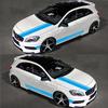 Car Sticker Sporty Racing Stripe Side Body Hood Rearview Mirror Decor Set Auto Stickers