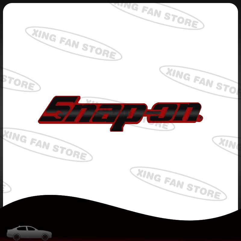 Auto Styling Snap On Tools Box Toolkit Metal Grille Emblem Car Rear Trunk Badge Decal Body Sticker Auto Universal Accessories