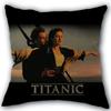 Новая наволочка на заказ с изображением Титаника из хлопчатобумажной ткани, квадратная наволочка на молнии 45X45 см, декоративная наволочка для свадебной подушки