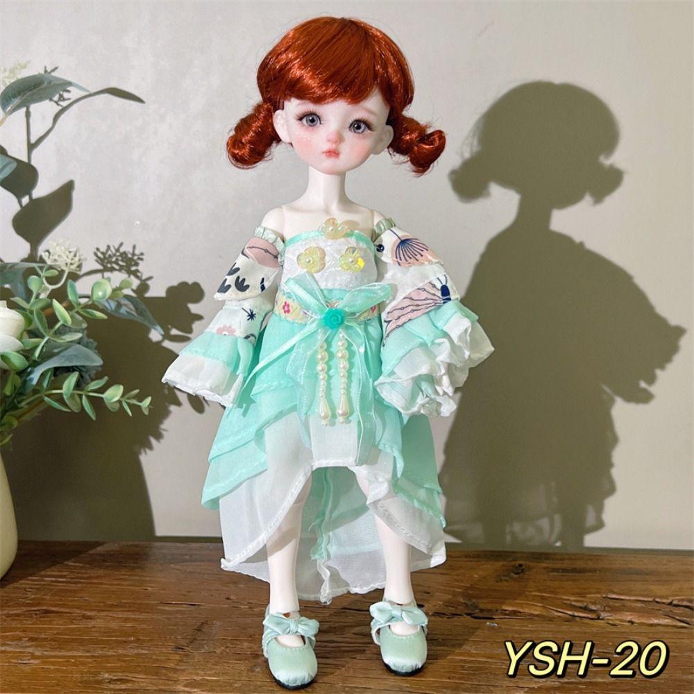 Pretty 1/6 BJD Doll Outfit Set Cute Girl Toy Gift Trendy Doll Accessories  (No Dolls and Shoes)