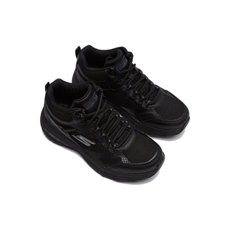 Skechers Go Run Trail Женские Черные Низкие Уличные Обувь Комфорт Дышащие 128206C-BBK