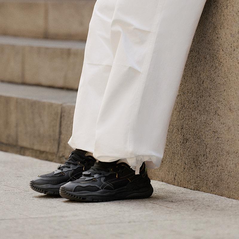 Li Ning CF Origin 2 Casual Versatile Non-Slip Wear-Resistant Sneakers Women Sneakers Black AGCT324-1