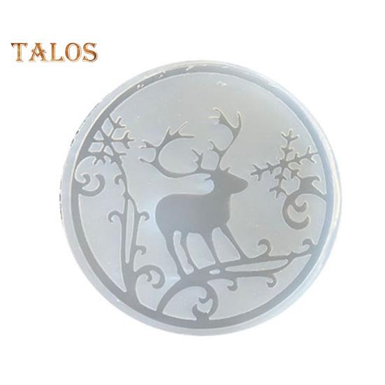 Форма для коврика для чашки, антипригарная декоративная форма, 9 стилей, полезная форма для коврика для чашки в форме рождественской елки на Рождество