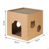 Cat Box Cats Bed, Corrugated Cardboard House, House Scratching Board for