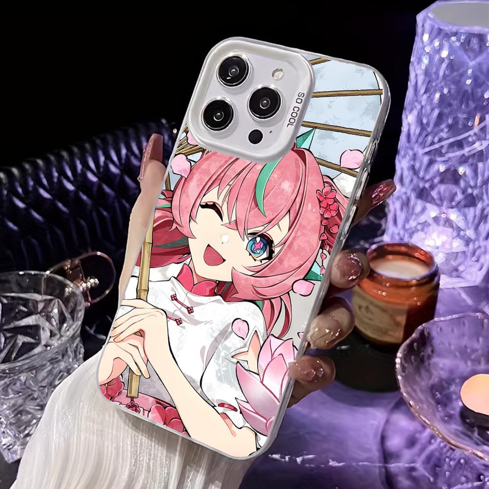 Zenless Zone Zero Aria White Translucent Mobile Phone Case for iPhone 17 16 15 14 13 12 11 X XR XS Air Pro Max Plus Cover