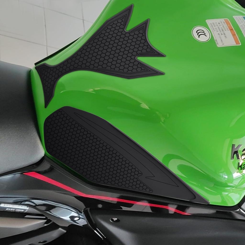 Наклейка на бак motokano Подходит для Ninja 650 и Z650 Специальная деталь - (2017-2024) (2019-2024 гг.) - (черный)