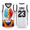 2026 Dragon Ball Goku Многоцветные Волосы №24 Баскетбольная Майка Мужская 3D Печать Спортивная Жилетка Аниме Уличная Одежда Майка Семейные Футболки