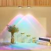 AAA Battery Power Cabinet Light Sunset Rainbow LED Atmosphere Night Lights Cat Eye Spotlight for Closet Cupboard Bookshelf