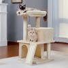 Современный чайный столик Cat Tree Cat Tower, комфортабельная квартира, высококачественный бас и качели бежевого цвета, мебель для чайного столика