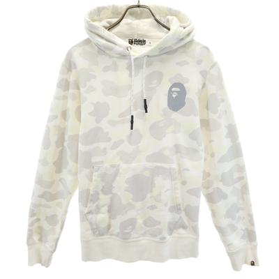A Bathing Ape Сделано в Японии, светящиеся толстовки с длинным рукавом M белые мужские б/у