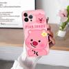 Милый Мультяшный Чехол L-Loopys для IPhone 11 13 16 12 17 14 15 Pro Max Plus Мягкая Прозрачная Задняя Крышка Coque