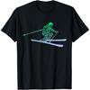 Футболка с иконкой лыжника Silhouette Ski Icon Tshirt for Skiier _ Ski Boys Skiing T-Shirt
