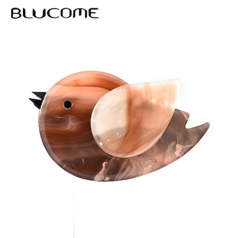 Blucome Корейская версия винтажной ювелирной броши с изображением животных, булавка, милая брошь в виде ласточки, аксессуары для одежды