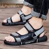 Модные повседневные мужские сандалии пляжная мужская обувь на платформе с открытым носком скидка дешевая распродажа 2025 новинка для взрослых японский цвет V