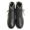Vintage East Germany 70s-80s Military Officer Boots 42 26.5 Black Pebbled Leather GDR Boots(USED)