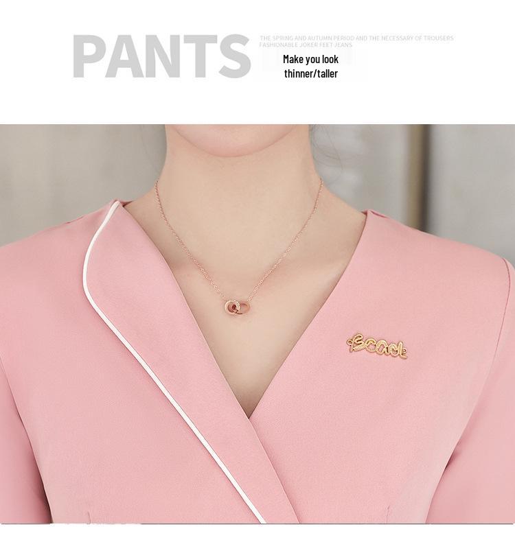 Women's Long Sleeve Beauty Salon Uniform for Health Club & Spa