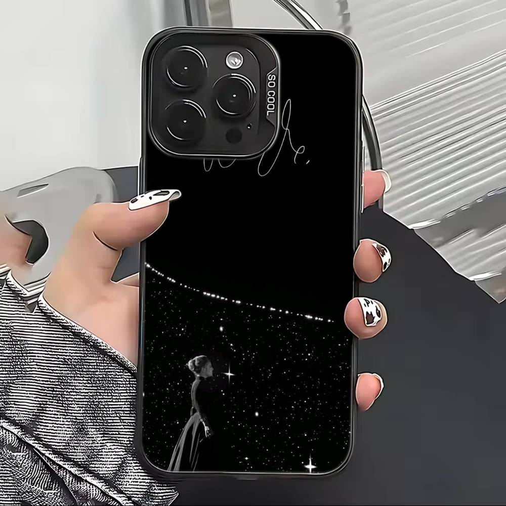 Singer A-Adele Phone Case For iPhone 17,16,15,14,13,12,11 Plus,Pro Max,XS,Colorful Silver Black Cover