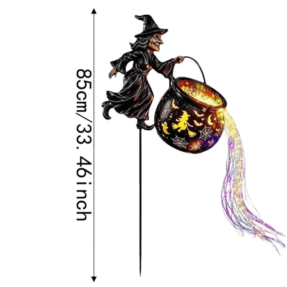 LED LED Flowing Light Colorful Cauldron Stake Light Witches Halloween Light Home Decor