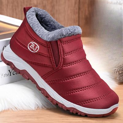 Новые хлопковые туфли Большие хлопковые ботинки Флисовые и утепленные ботильоны Теплые зимние ботинки