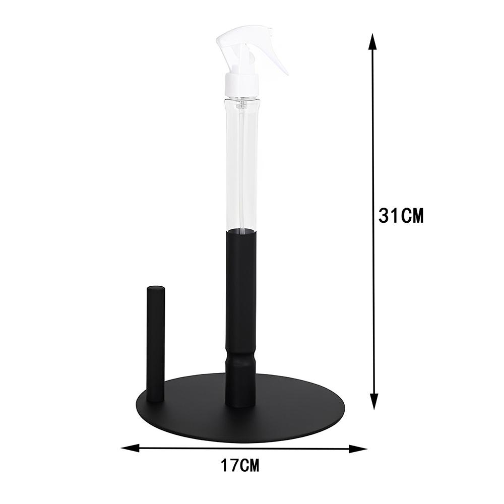 Держатель для бумажных полотенец из нержавеющей стали с распылителем и нескользящим утяжеленным основанием