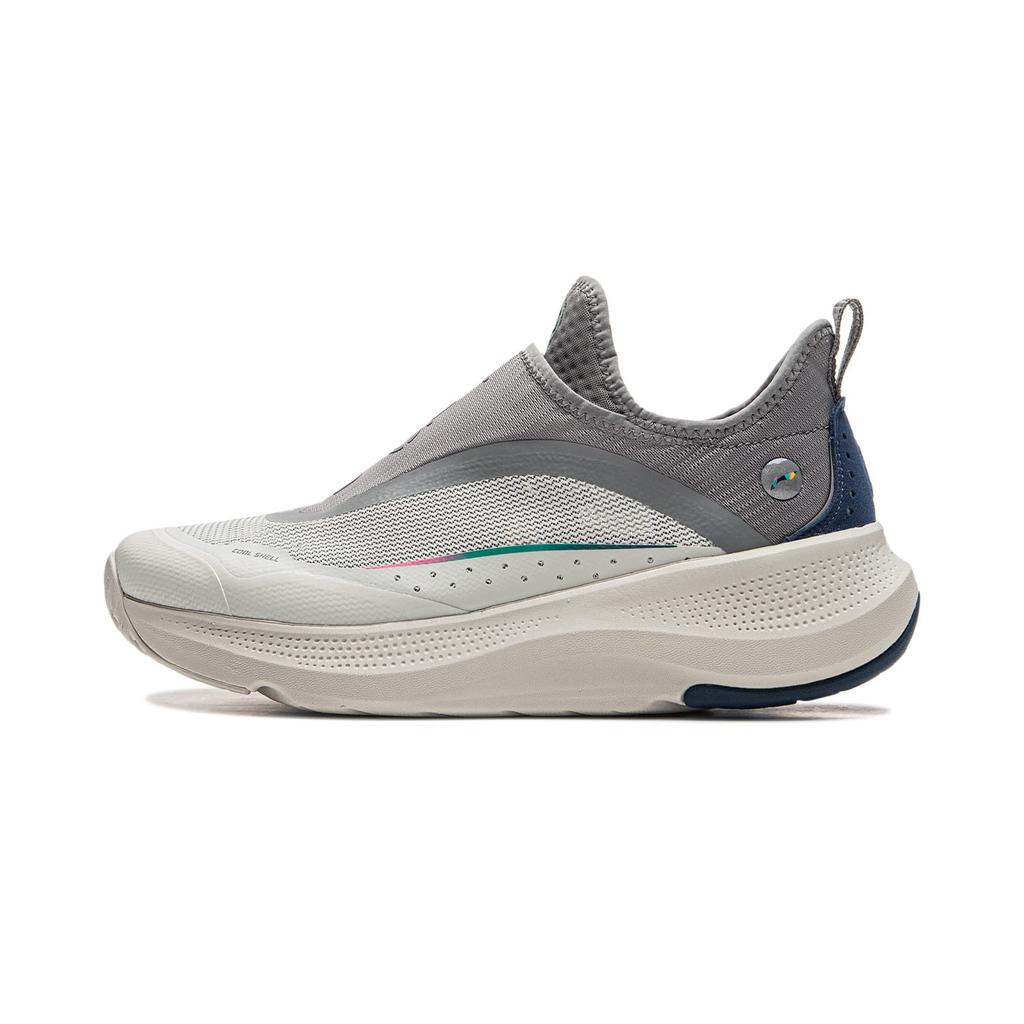 Li Ning SOFT GO Амортизация Нескользящие Износостойкие Дышащие Легкие Упругие Низкие Повседневная Обувь Мужская AGLU275-1