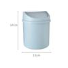 Small Tabletop Trash Can With Lid, Household Office Desk Storage Box, Bedroom Cleaning Work Area Mini Trash Bin