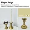 2pcs Tabletop Decor Candle Holder Gold Desktop Candle Stand Candlestick Holder  Dining Table Decor