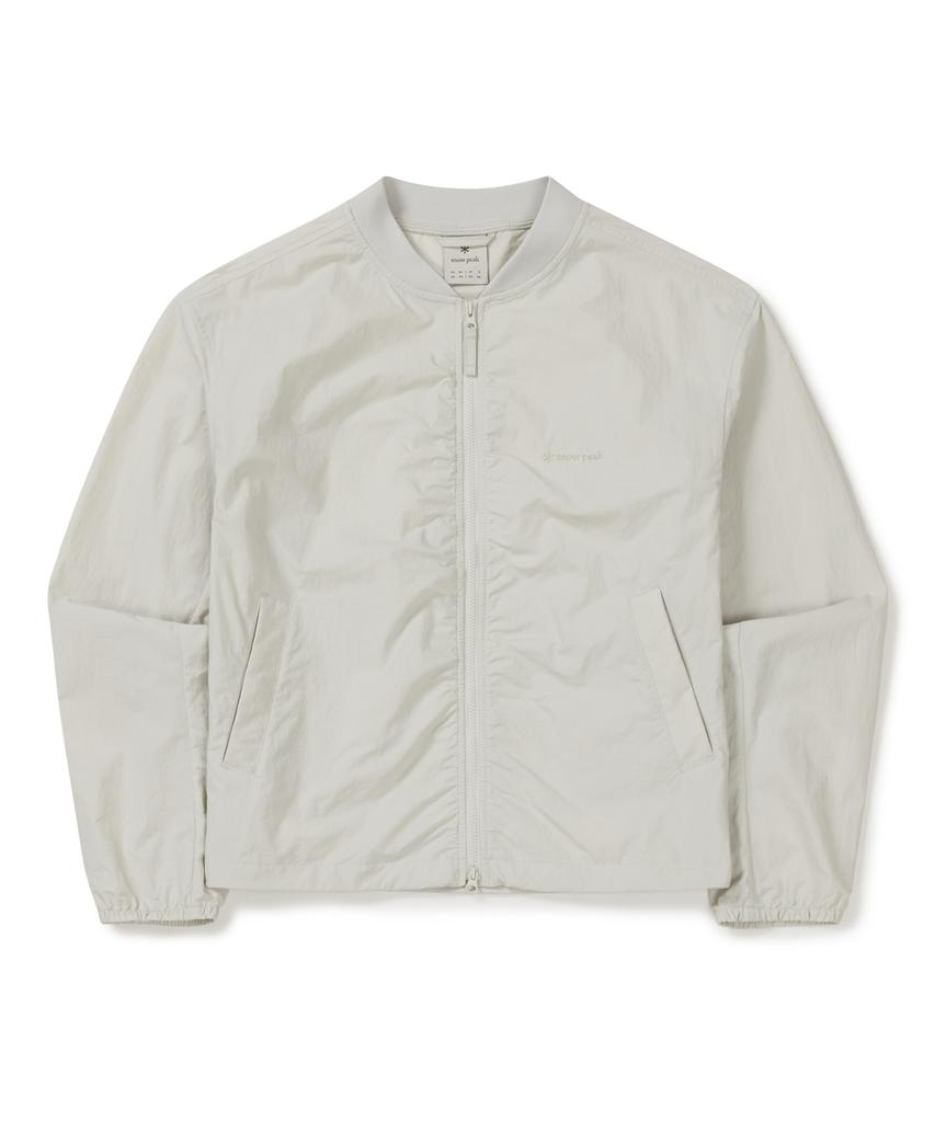 Snowpeak Apparel Легкая женская куртка-бомбер из таслана (S26Mwlwb55) Светло-бежевый