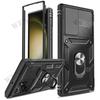 Чехол для Samsung S24 S23 Ultra S22 S21 FE A54 A53 A34 A33 A15 A14 A13 A24 A25 Прочный с подставкой 360 градусов для камеры