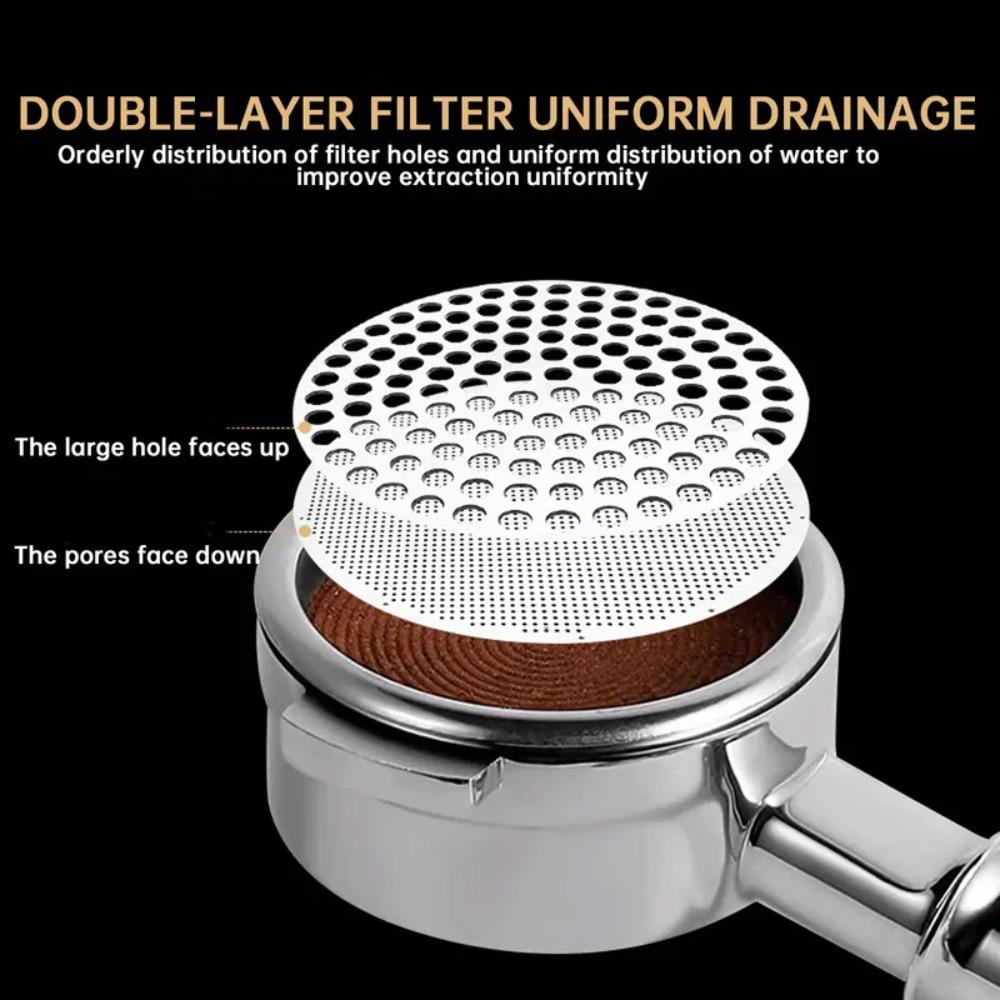 Многоразовая сетка для экстракции кофе Сетка с мелкой ячейкой Фильтр-сетка для портафильтра эспрессо Бариста